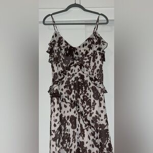 Topshop dress animal print